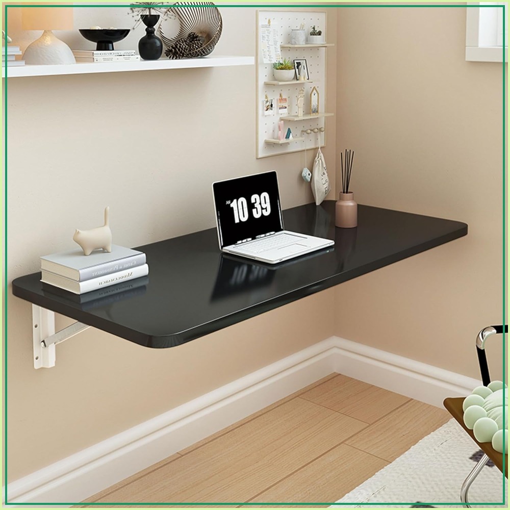 Home Office Work Table - Wall Mounted Folding Table, Floating Desk