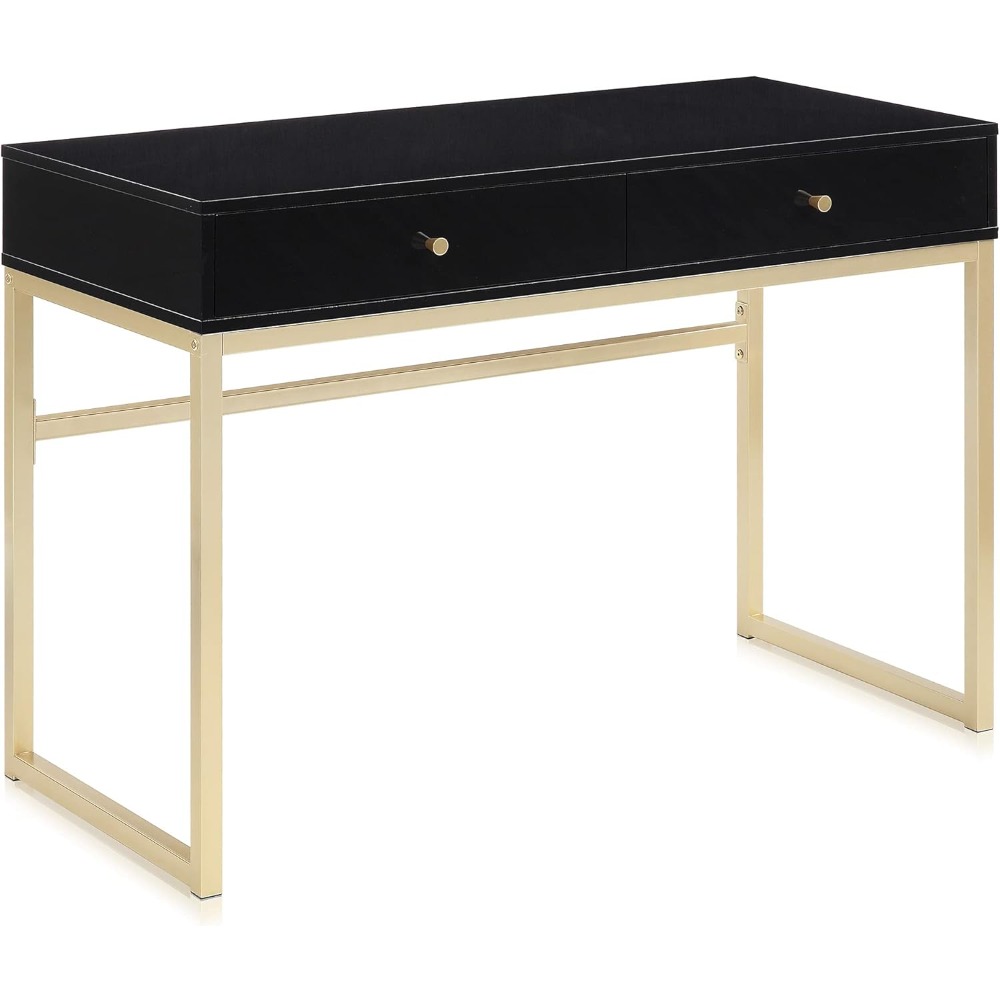 Home Office With Two Desks - Modern 42 Inch Makeup Vanity Dressing