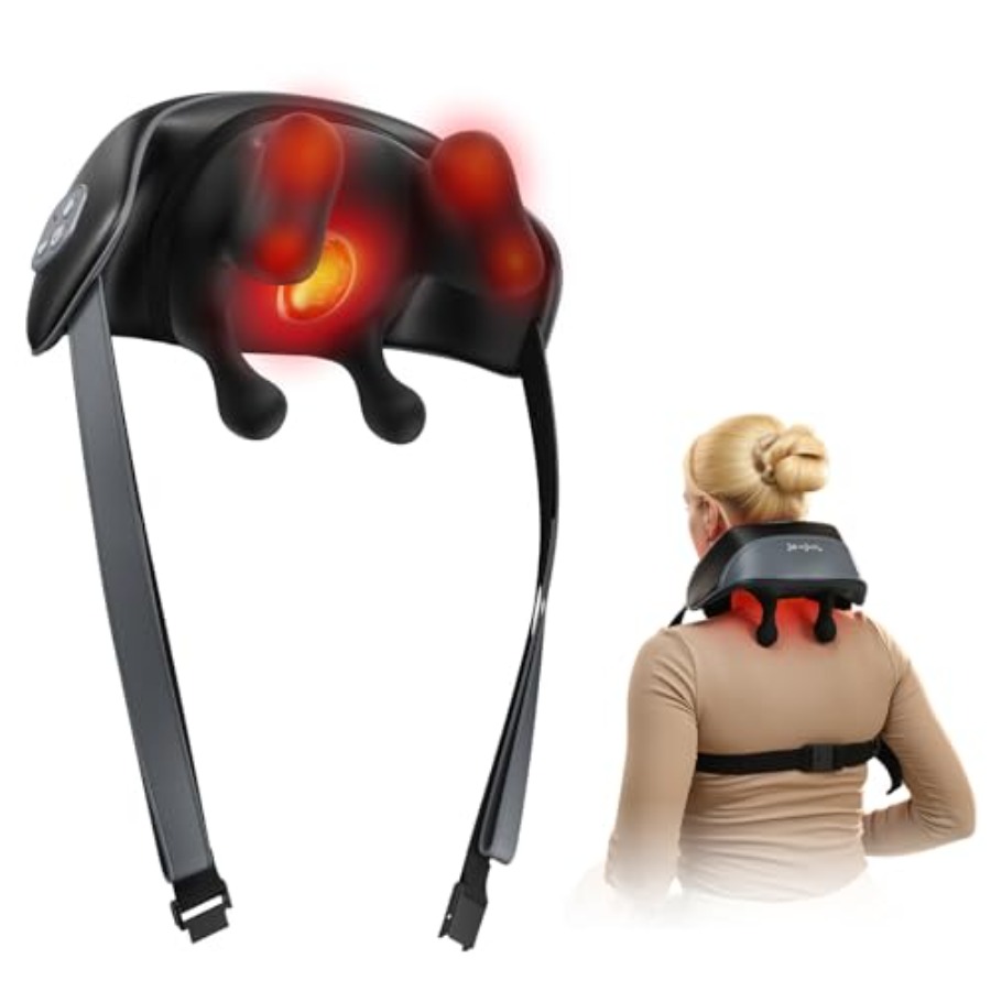 Home Office Alternative - Cordless Shiatsu Neck Massager for Pain