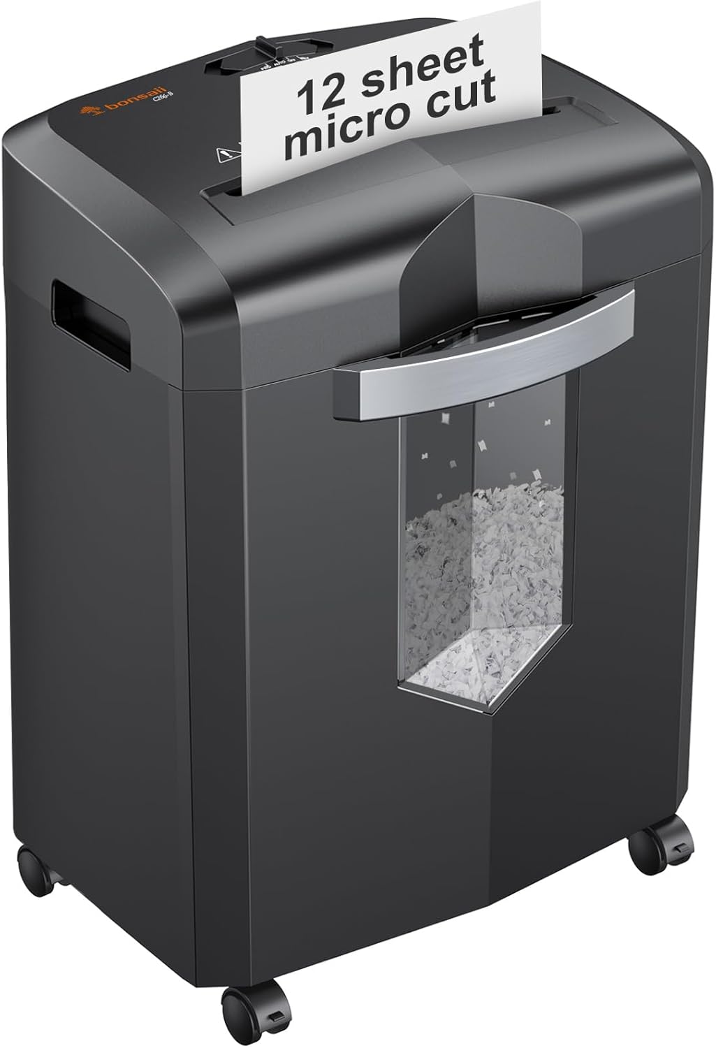 Home Office Paper Shredder - 12-Sheet Micro Cut Shredder for Home