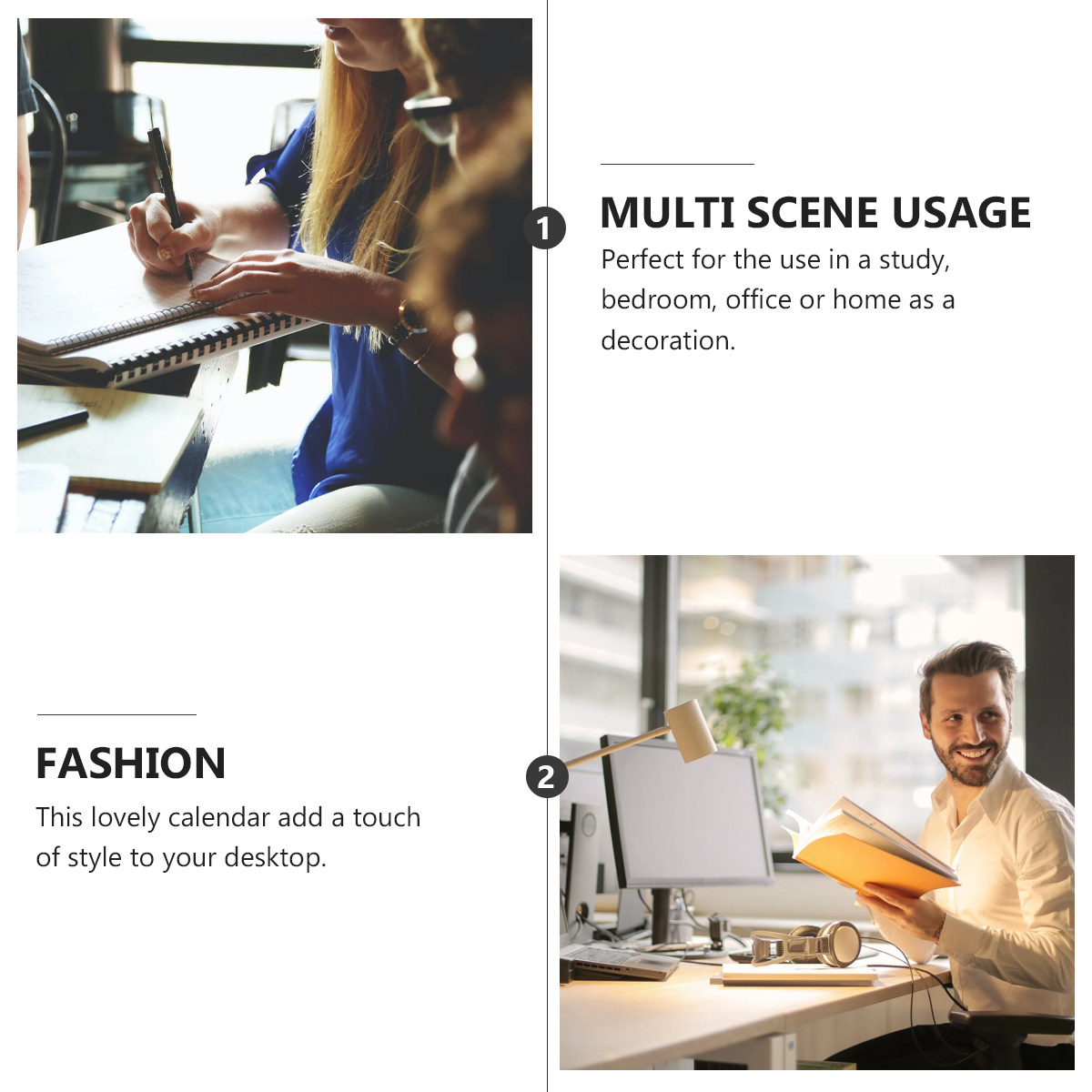 Home Office With Two Desks - 1Pcs 2021 English Edition Foldable Desk
