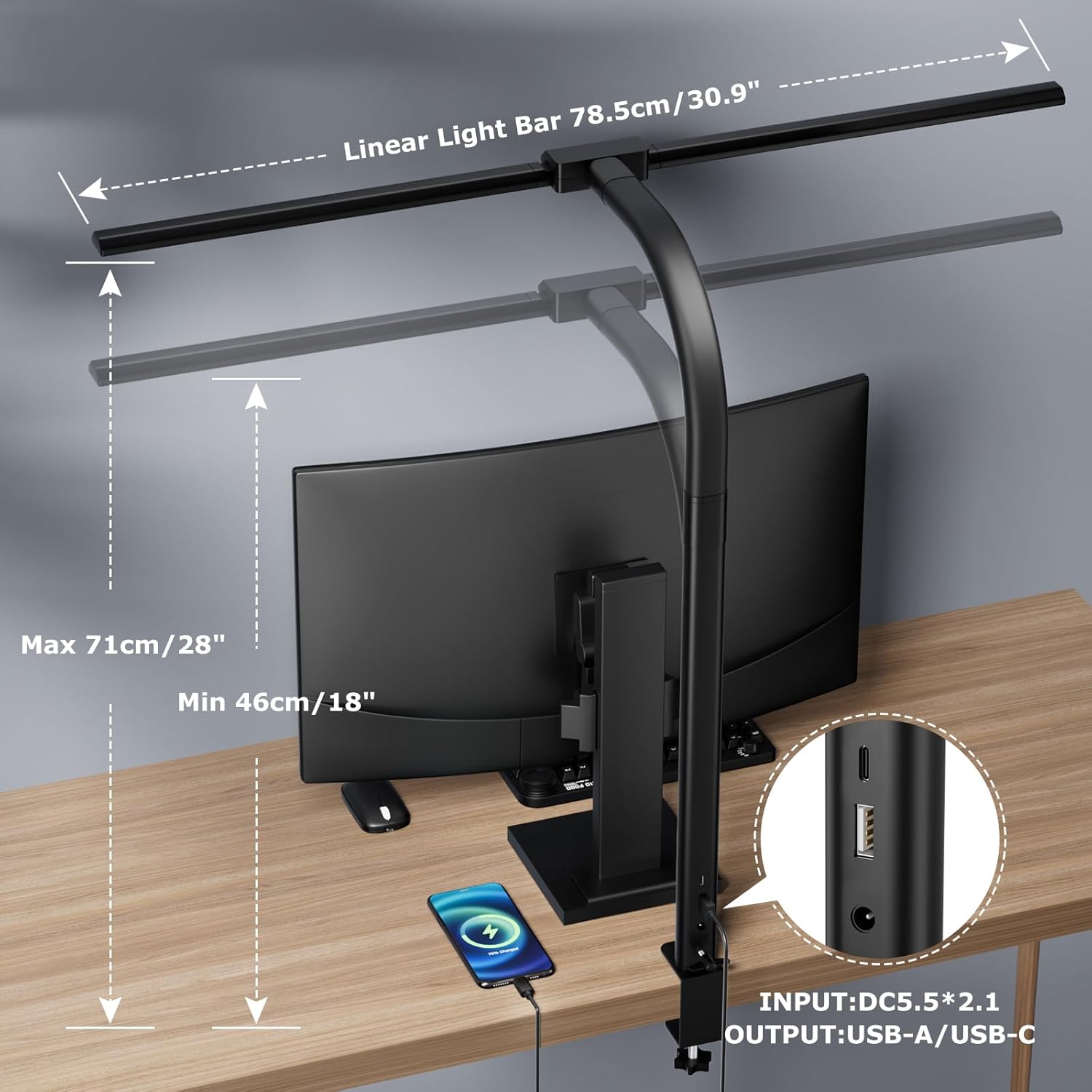 Home LED Eye-Caring Architect  - Home Office Work Table recension och pris