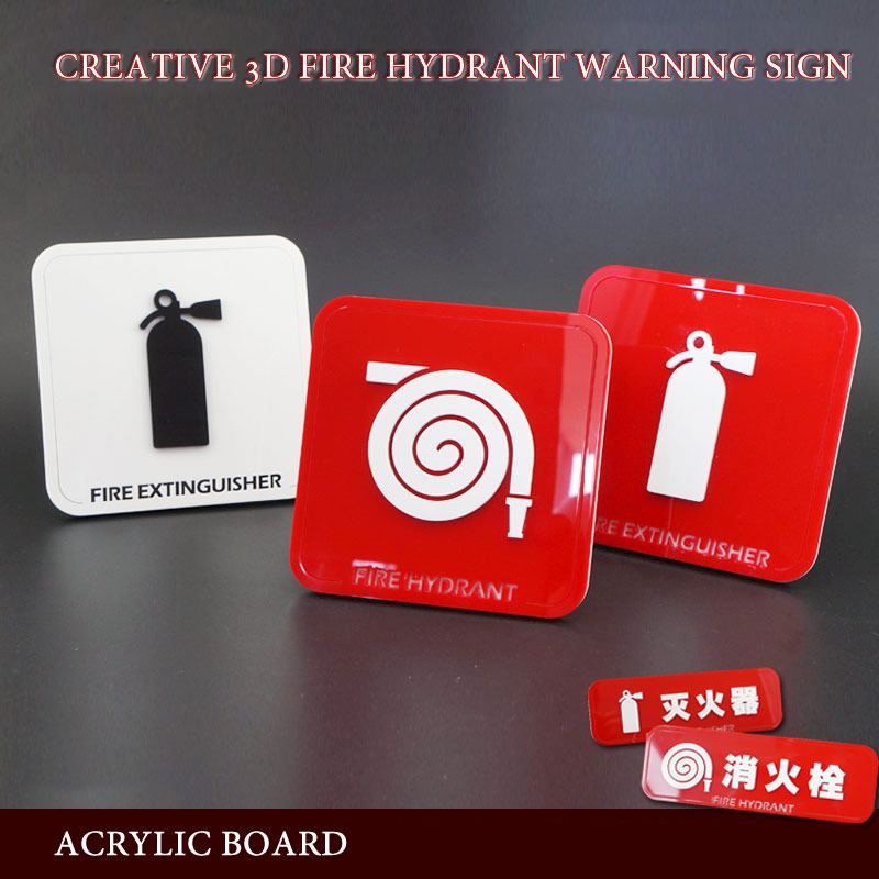 Waterproof Acrylic Warning Sig - Home Office Icon recension och pris