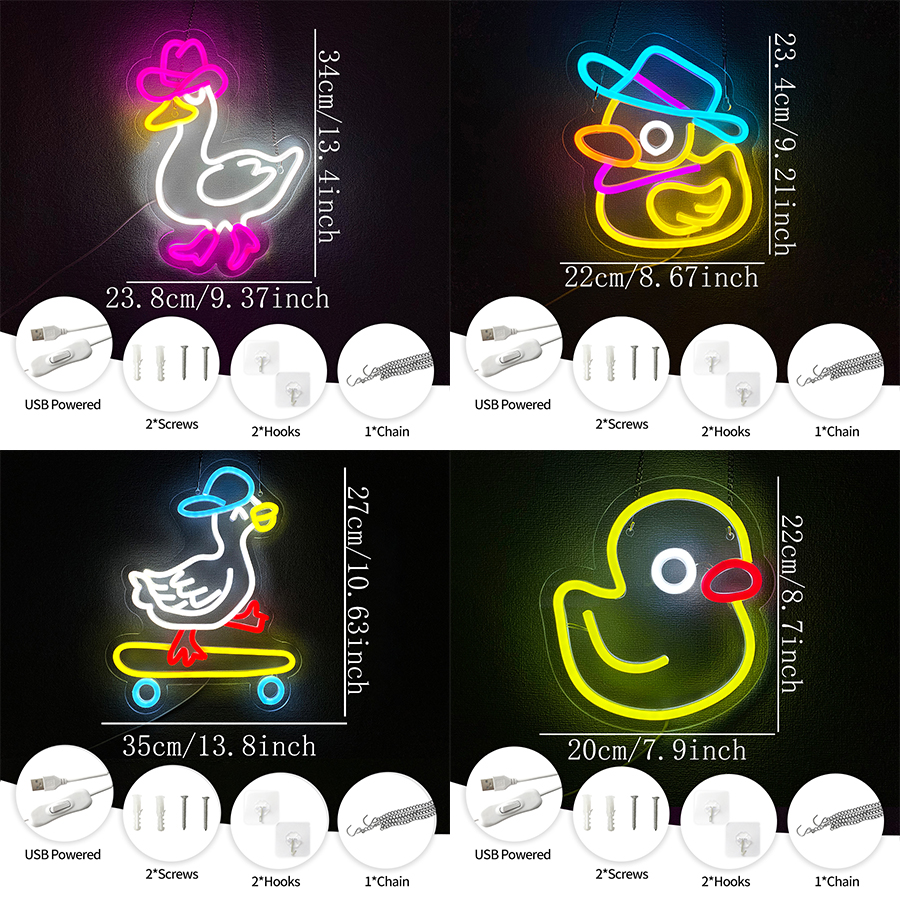 Cowboy Duck Led Neon Signs, Cu - Home Office Icon recension och pris