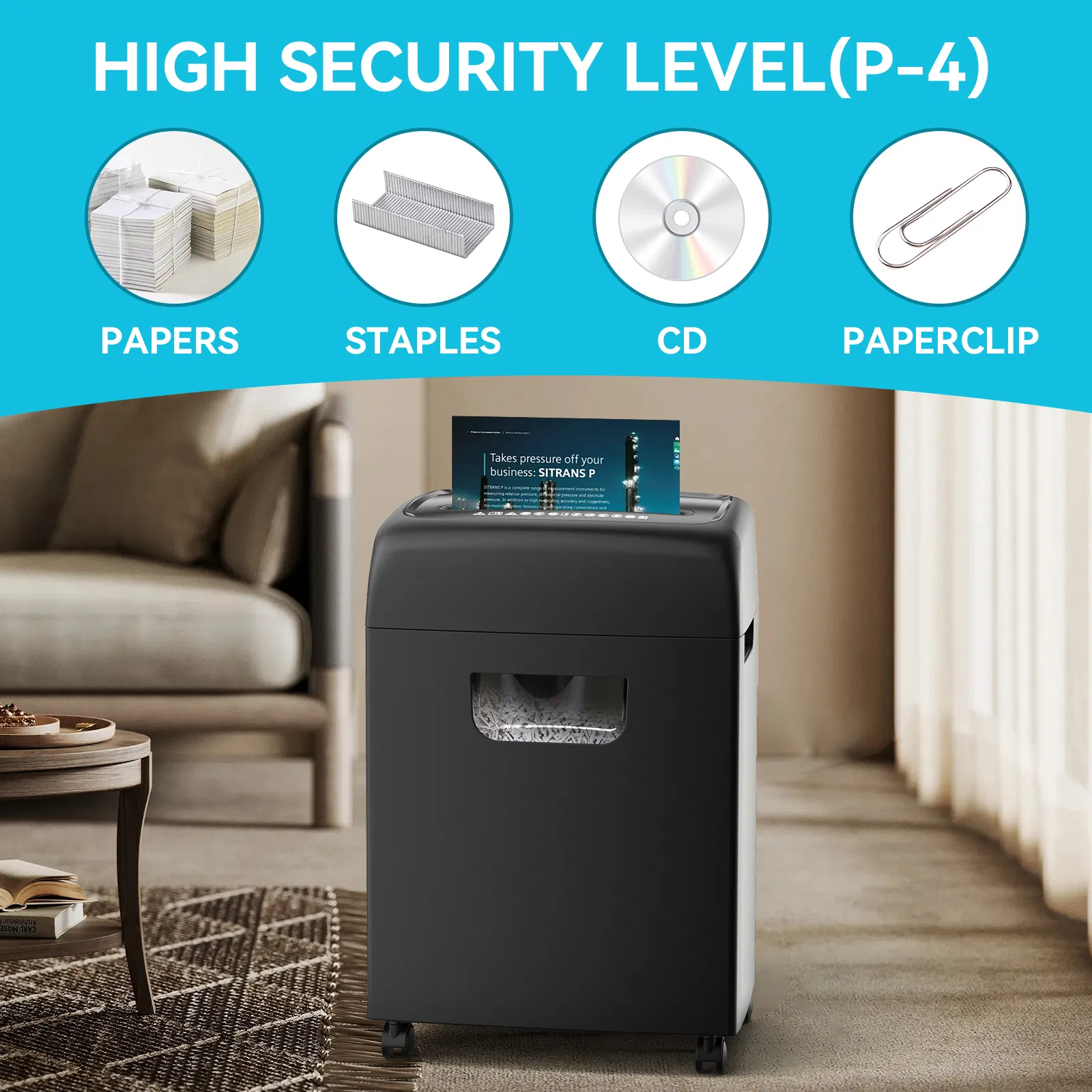 18-Sheet High Security Level P - Home Office Paper Shredder recension och pris