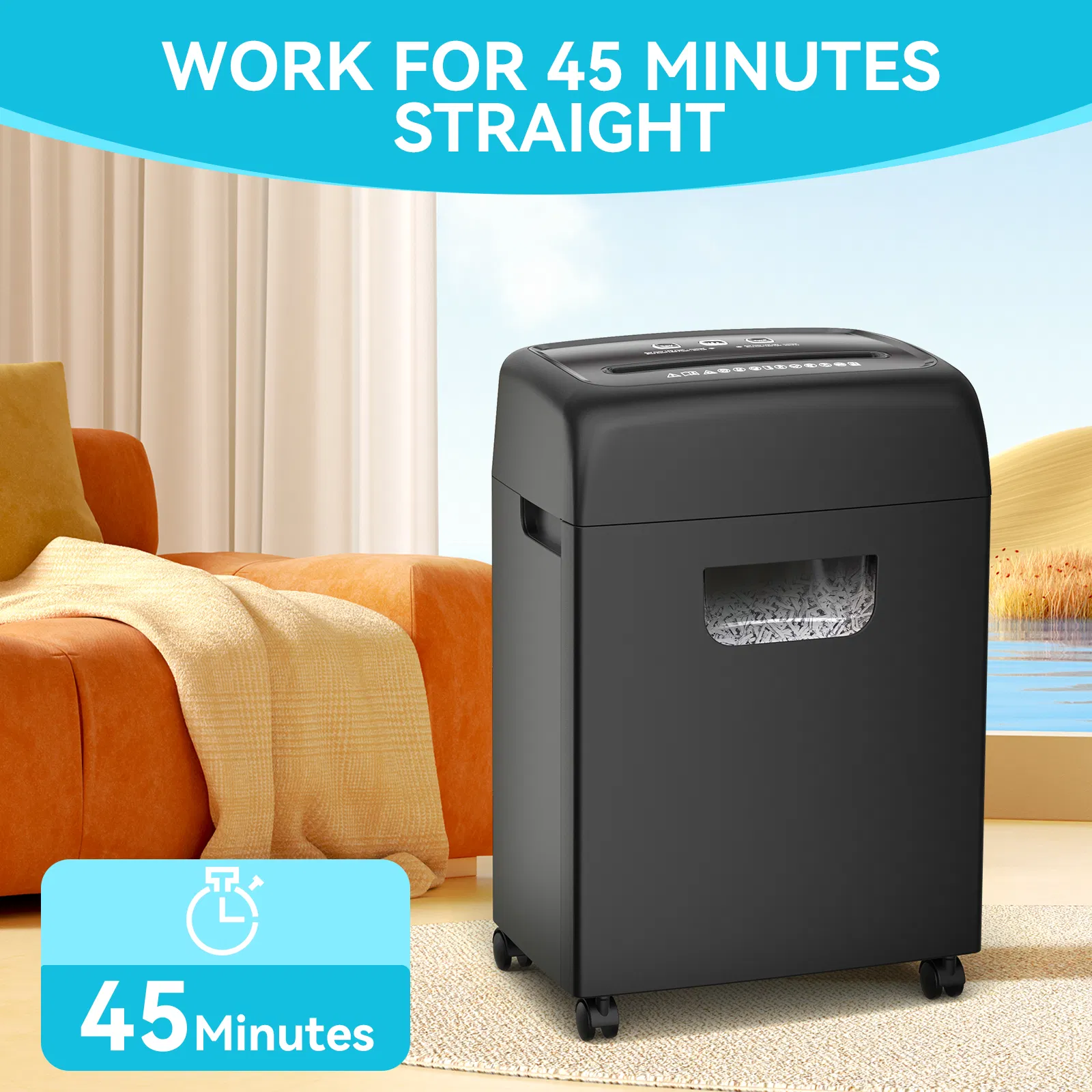18-Sheet High Security Level P - Home Office Paper Shredder recension och pris
