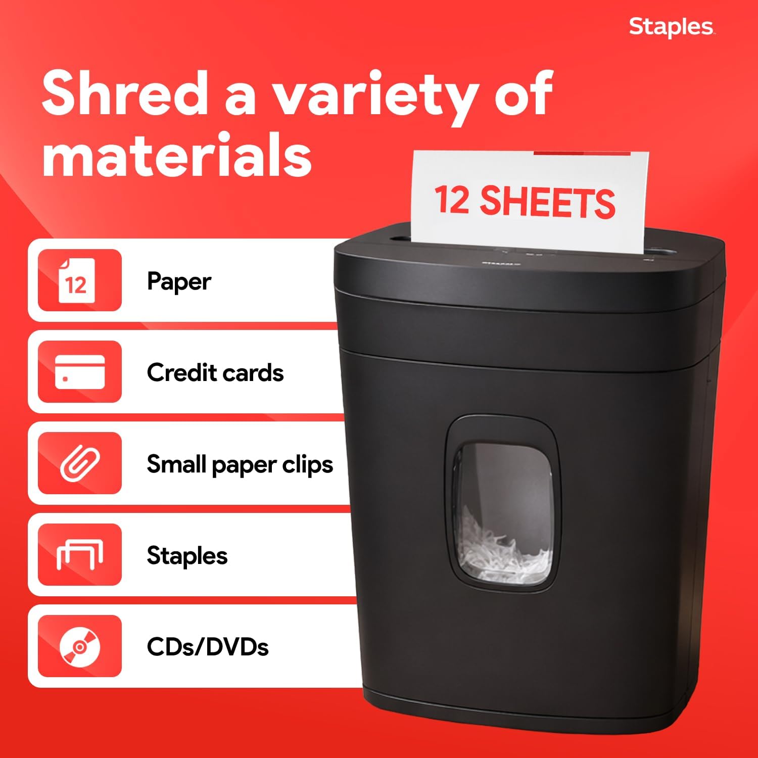 Micro-Cut 12-Sheet Paper Shred - Home Office Paper Shredder recension och pris