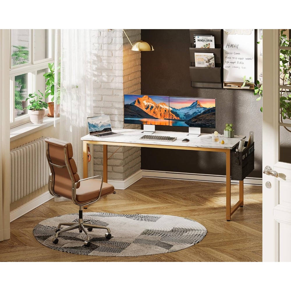 Computer Desk Large Office Des - Home Office Work Table recension och pris