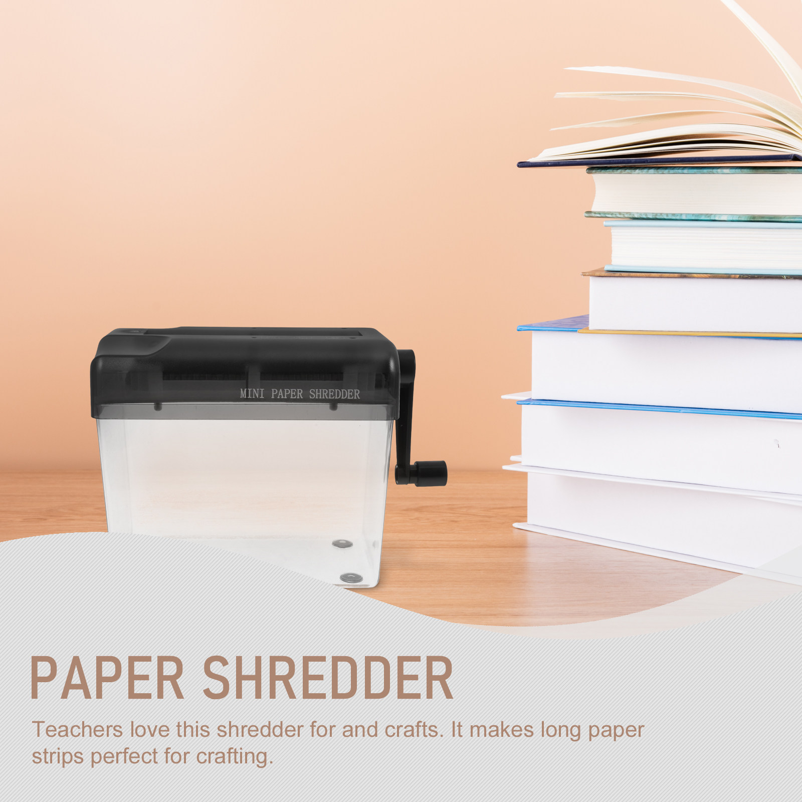 Desktop Hand Crank Shredder Co - Home Office Paper Shredder recension och pris