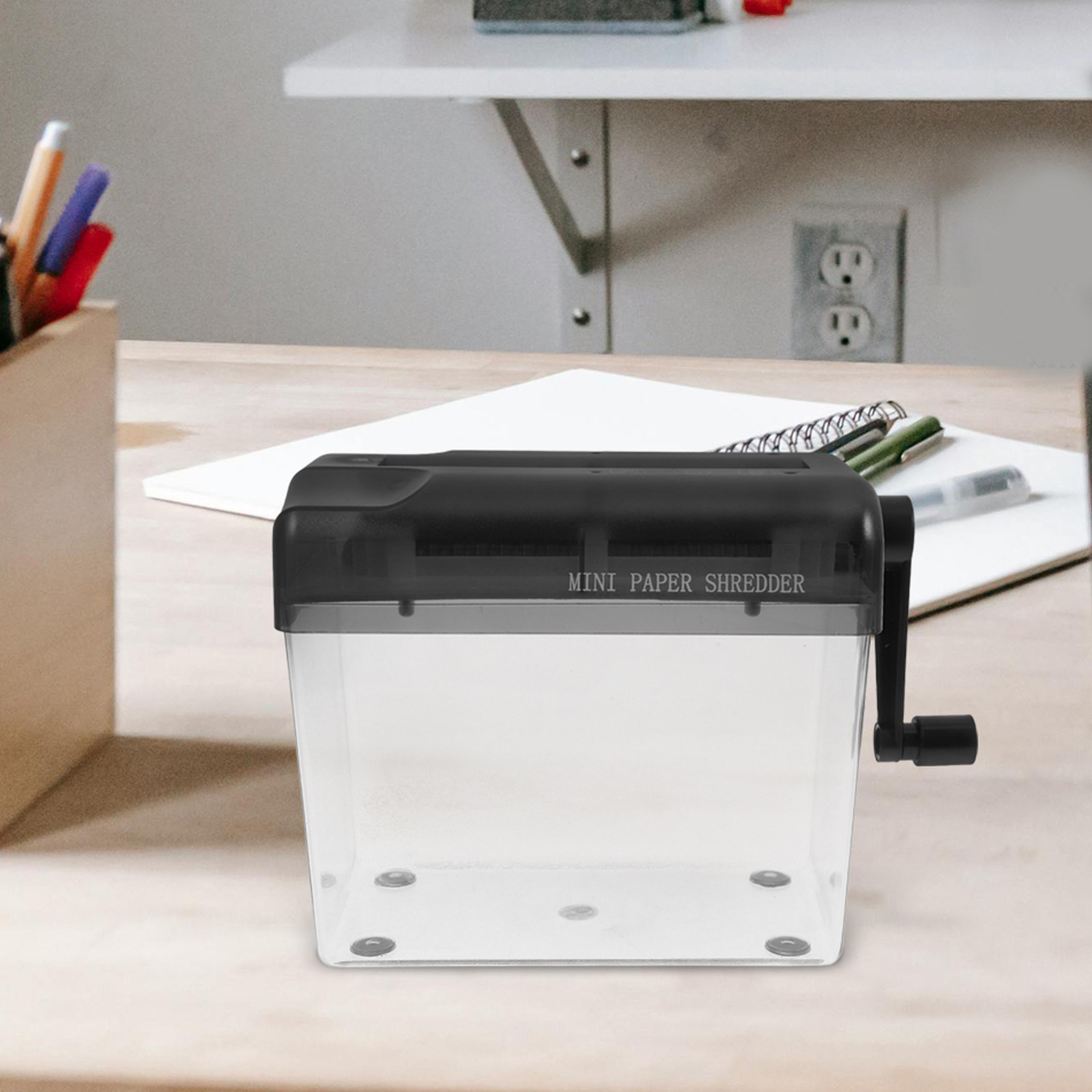 Desktop Hand Crank Shredder Co - Home Office Paper Shredder recension och pris