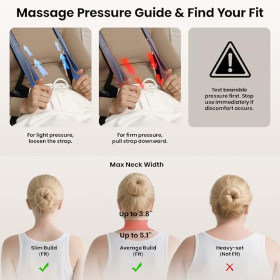 Cordless Shiatsu Neck Massager - Home Office Alternative recension och pris