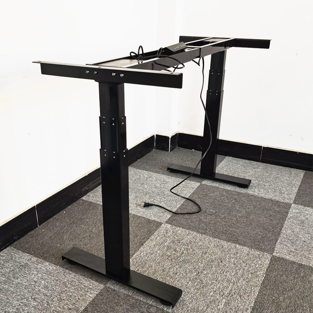 Two/Three Section Electric Lif - Home Office With Two Desks recension och pris