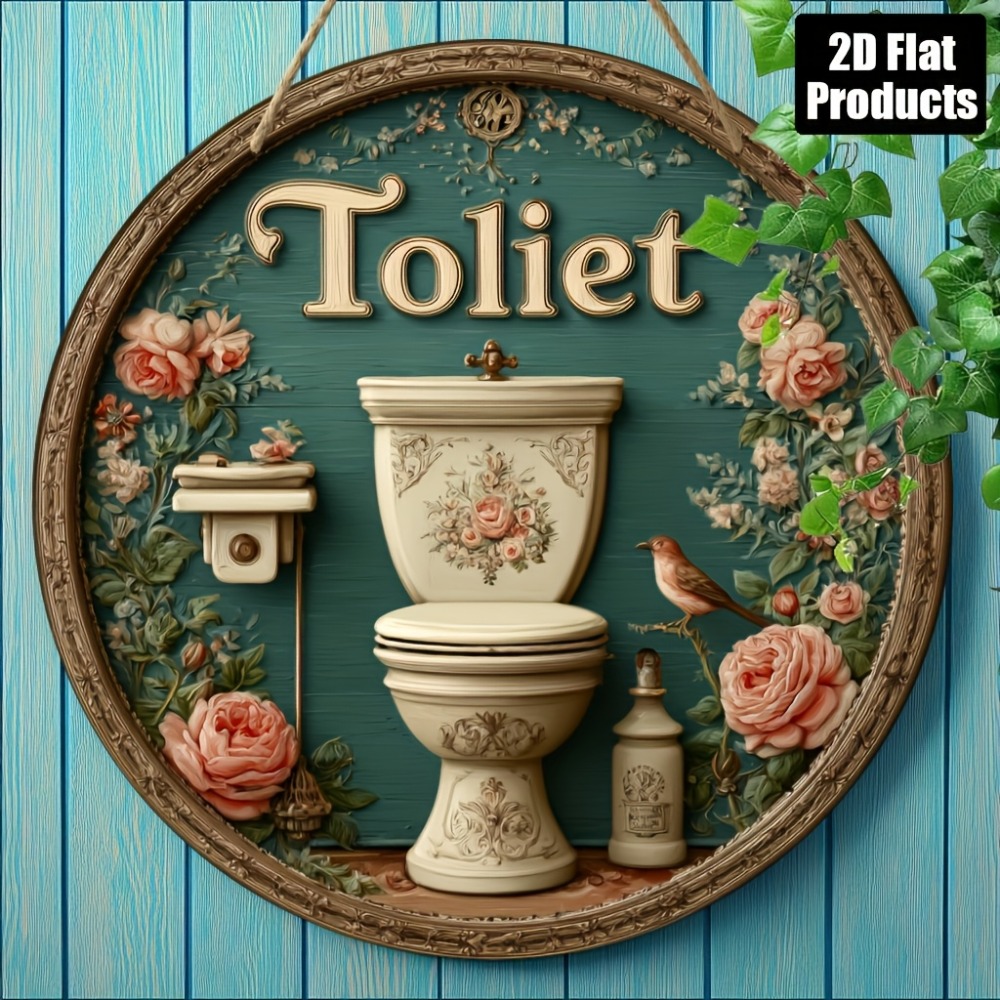 8''/20cm 2D Flat Round Wall Si - Home Office Icon recension och pris