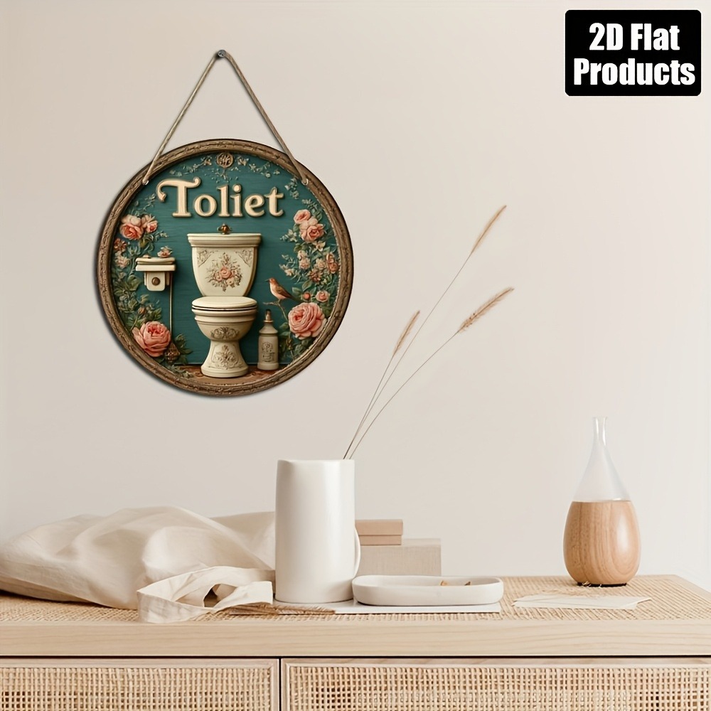8''/20cm 2D Flat Round Wall Si - Home Office Icon recension och pris