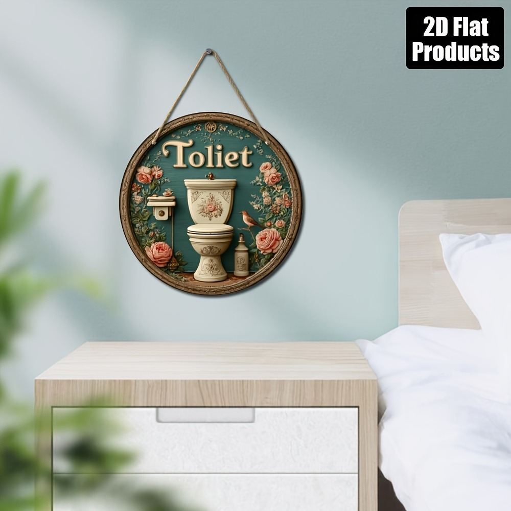 8''/20cm 2D Flat Round Wall Si - Home Office Icon recension och pris