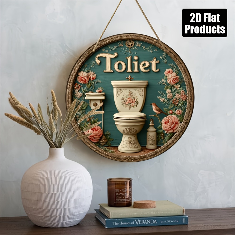 8''/20cm 2D Flat Round Wall Si - Home Office Icon recension och pris