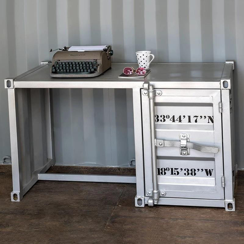 Industrial style computer desk - Home Office Work Table recension och pris
