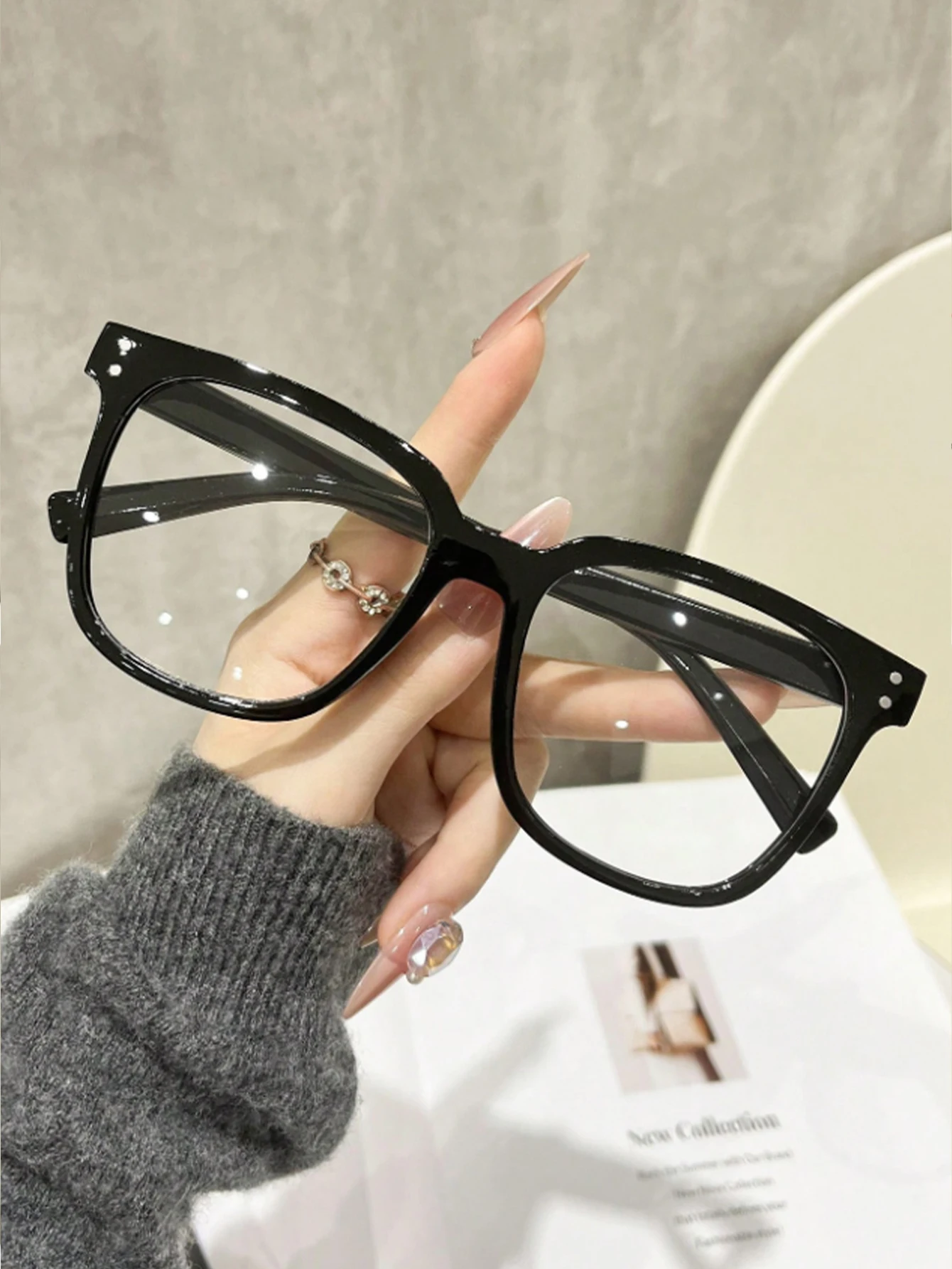 Classic Black Square Eyeglass  - Blue Light Glasses recension och pris