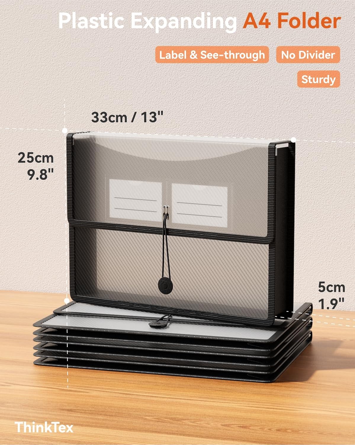 Plastic Expanding File Folders - Home Office Tax recension och pris