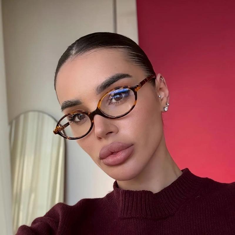 Vintage Oval Sunglasses Women  - Blue Light Glasses recension och pris