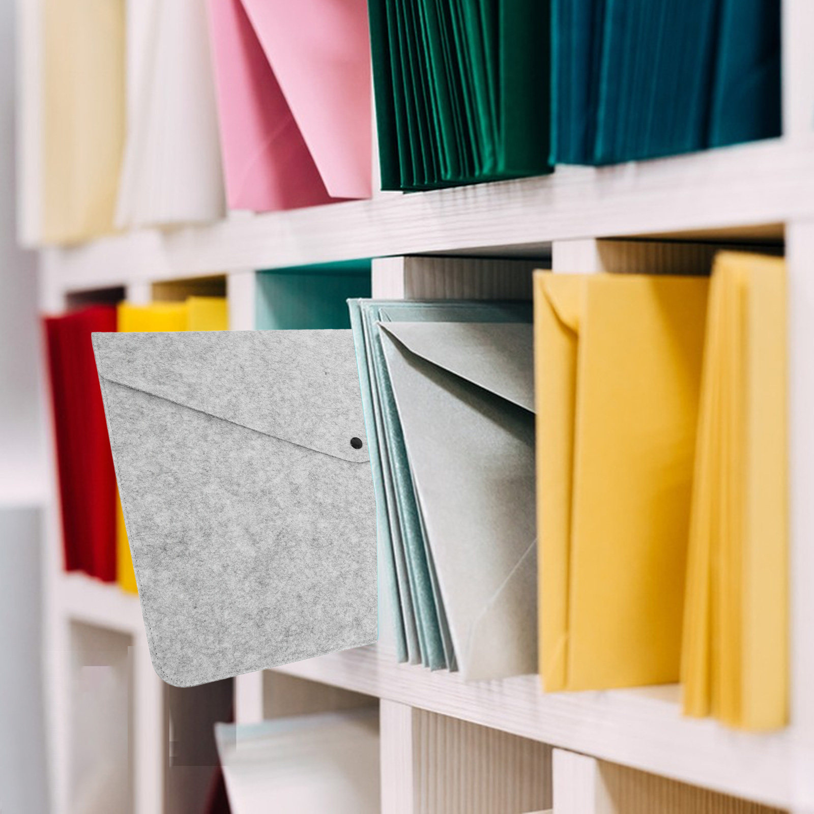 Lightweight Felt Document Pouc - Home Office Tax recension och pris