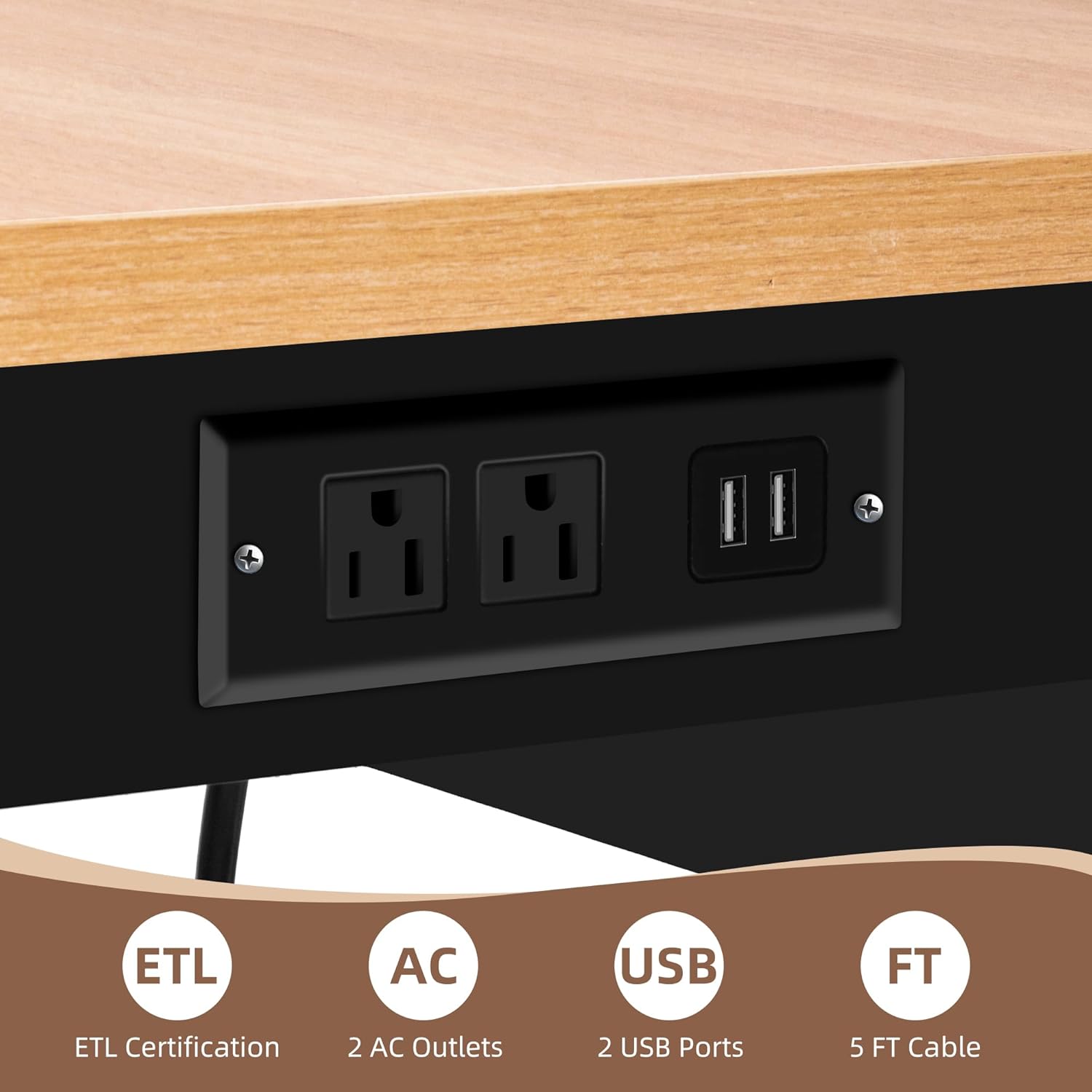 Adjustable Workbench With Powe - Home Office Work Table recension och pris