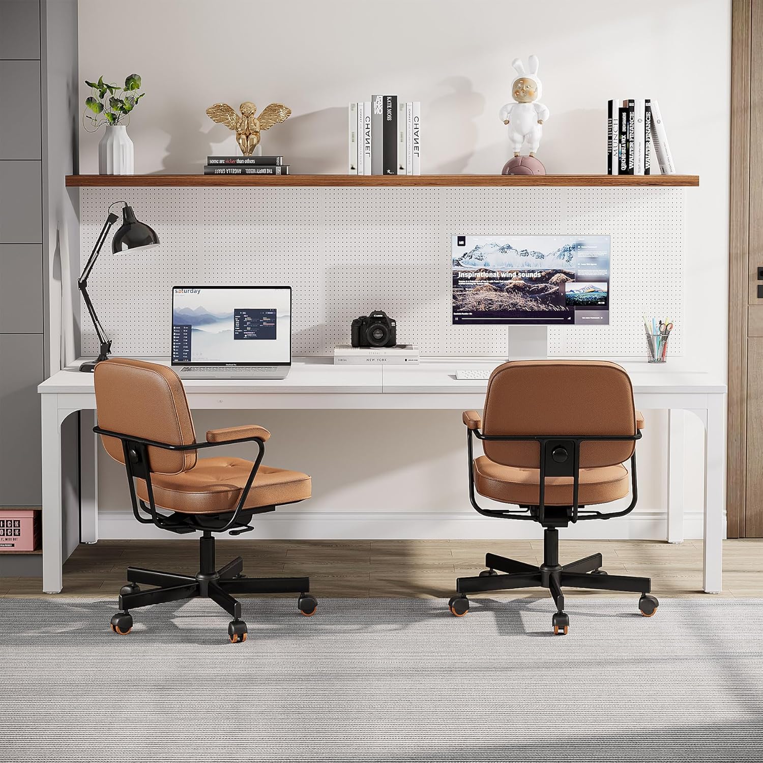 2-Person Home Office Desk 78.7 - Home Office With Two Desks recension och pris