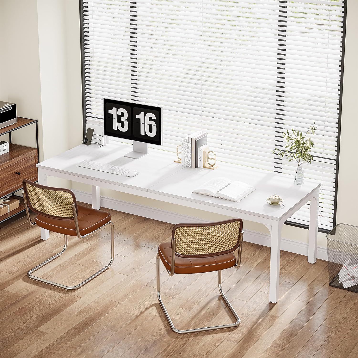 2-Person Home Office Desk 78.7 - Home Office With Two Desks recension och pris