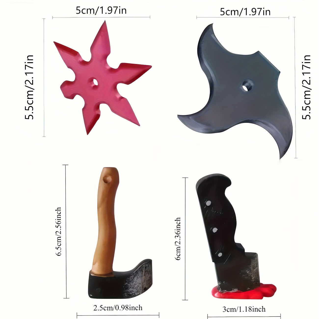 3D Funny Knife & Axe Magnets | - Whiteboard Magnetic recension och pris