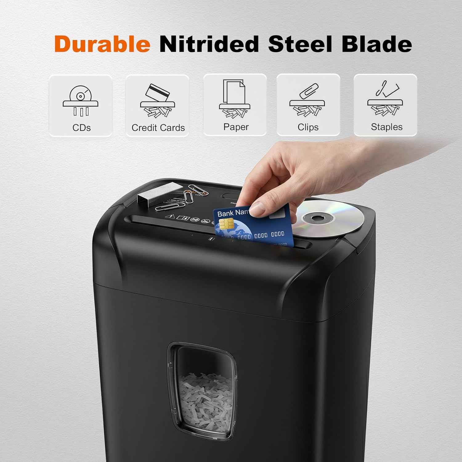 15-Sheet Cross Cut Paper Shred - Home Office Paper Shredder recension och pris
