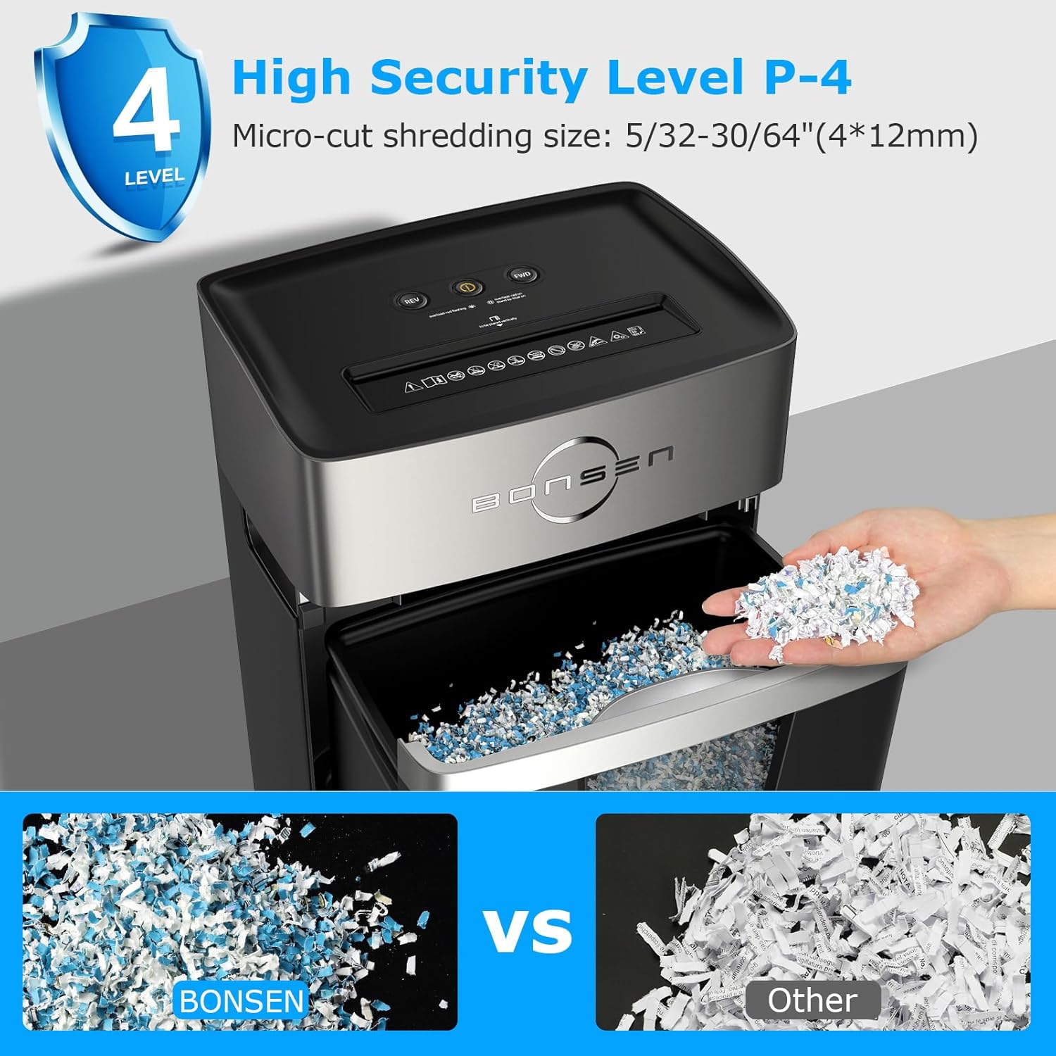 Micro Cut Paper Shredder 12 Sh - Home Office Paper Shredder recension och pris
