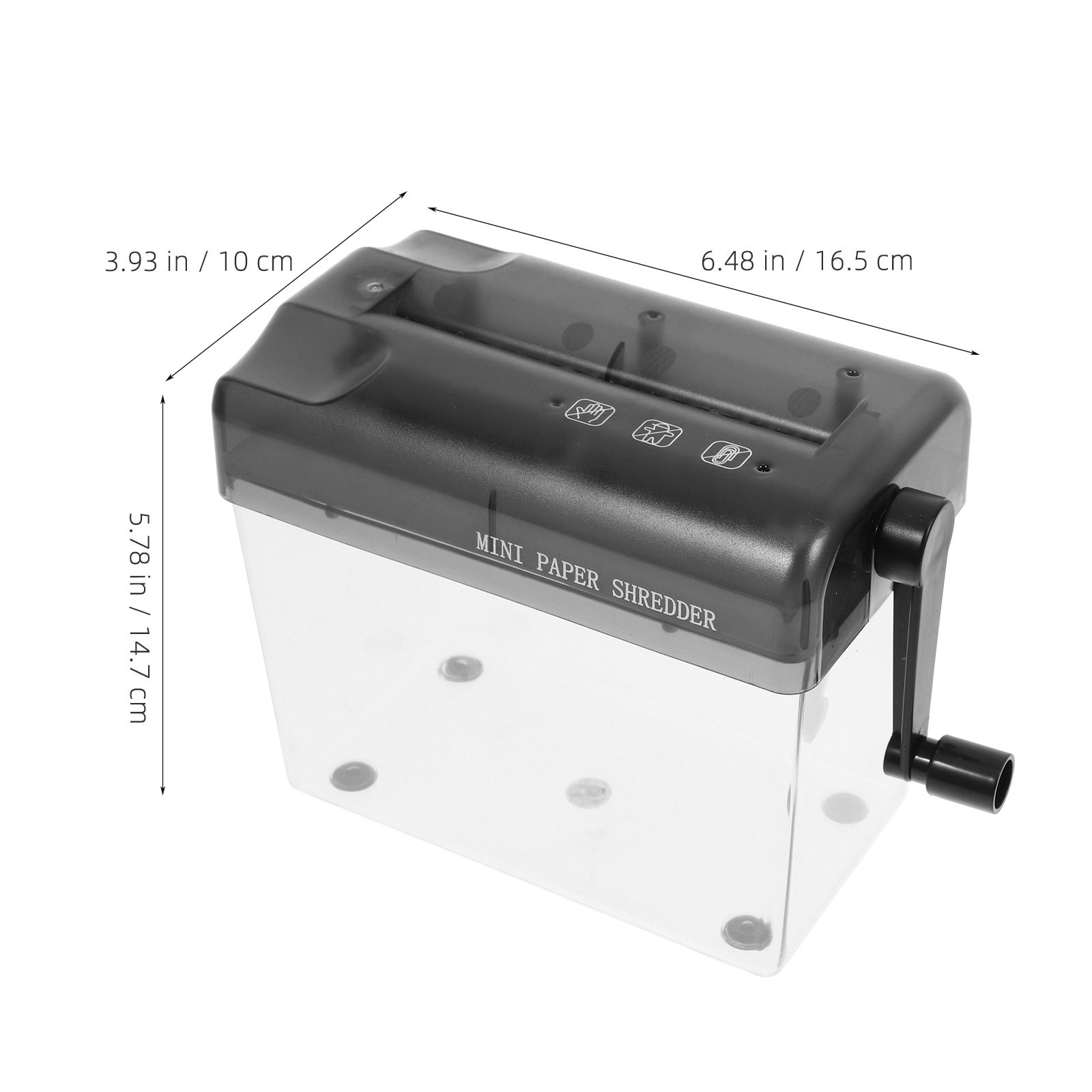 Manual Hand Crank Paper Shredd - Home Office Paper Shredder recension och pris