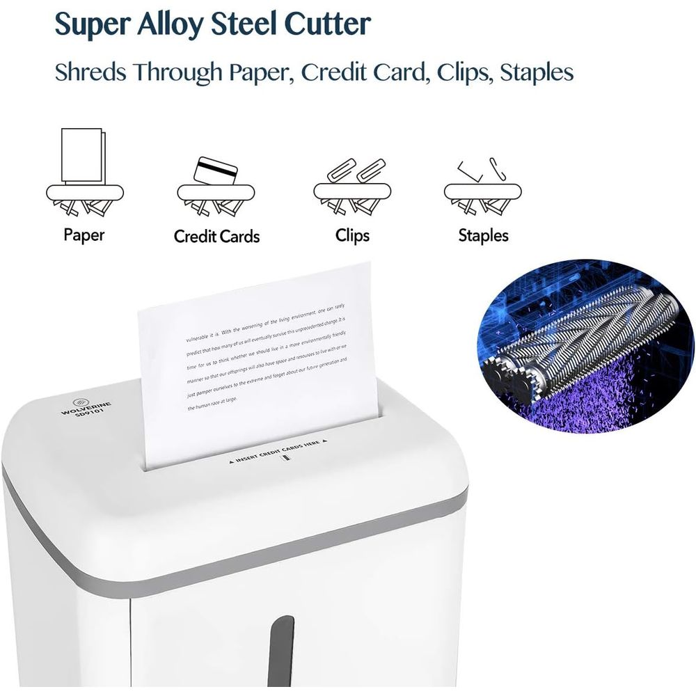 Ultra Quiet 8-Sheet P-5 Securi - Home Office Paper Shredder recension och pris