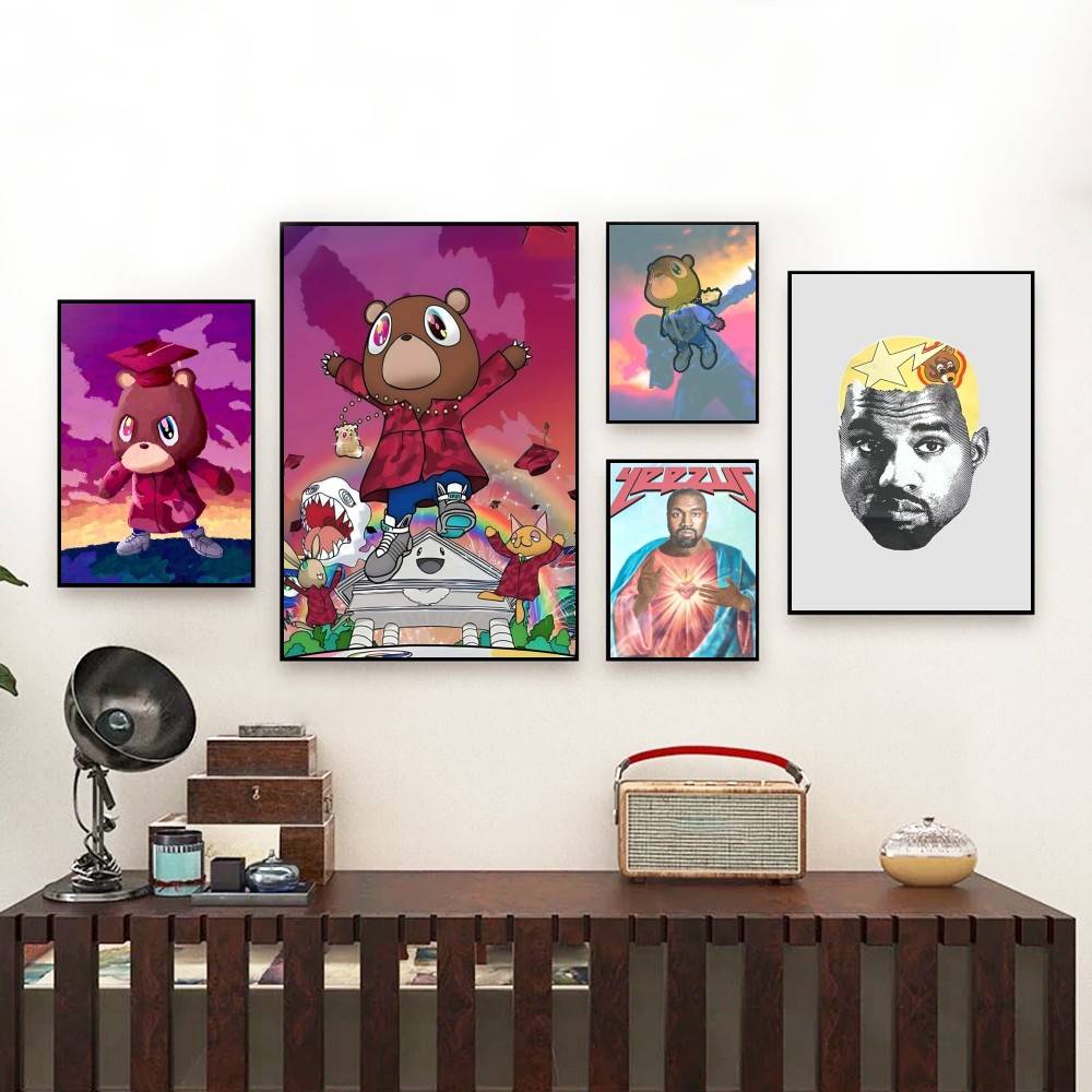Classic Rapper K-Kanye W-West  - Home Office Ye recension och pris
