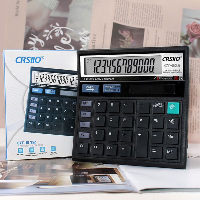 12-Digit LCD Display Calculato - Home Office Tax recension och pris