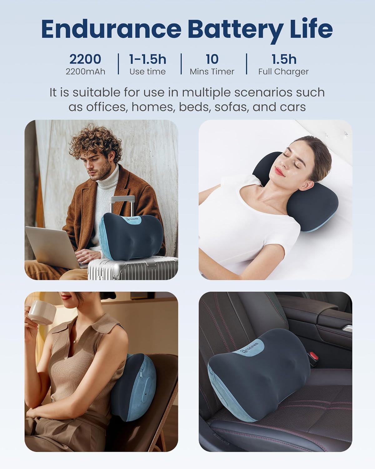 Shiatsu Neck and Back Massager - Home Office Alternative recension och pris