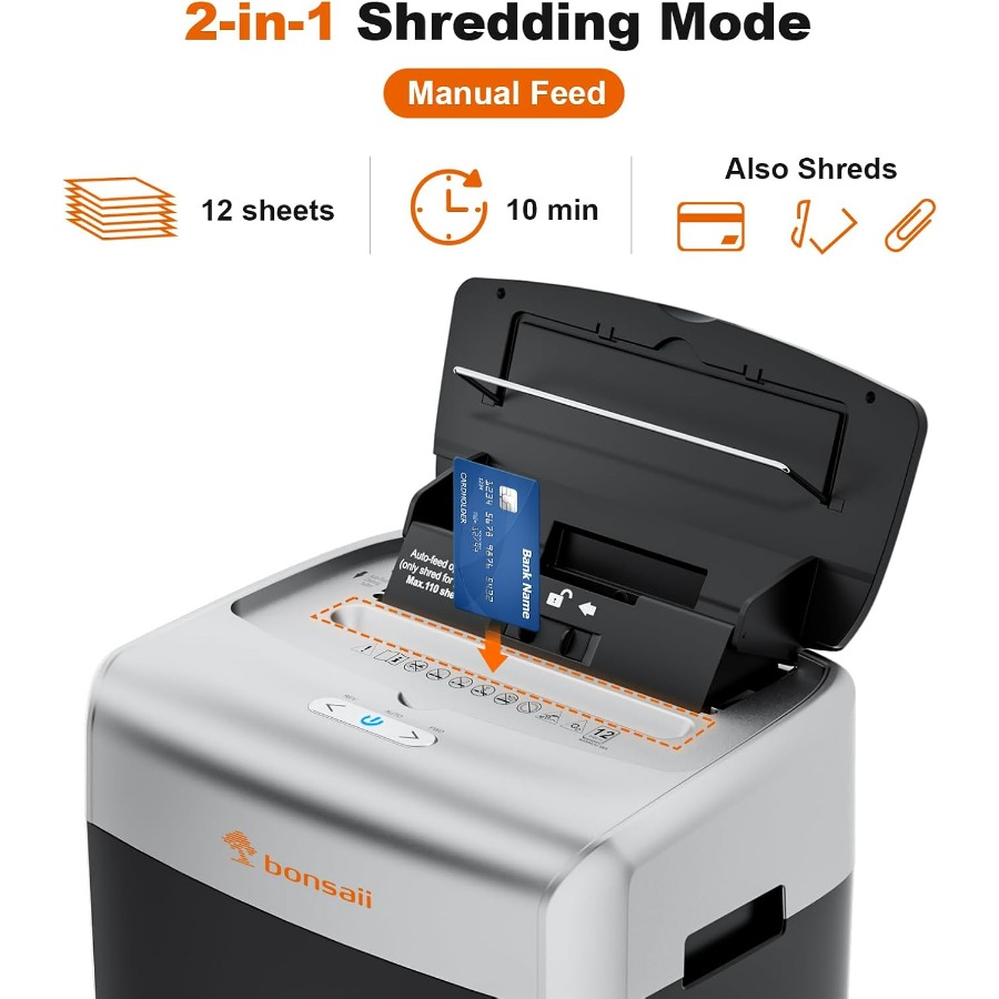 Heavy duty paper shredder with - Home Office Paper Shredder recension och pris