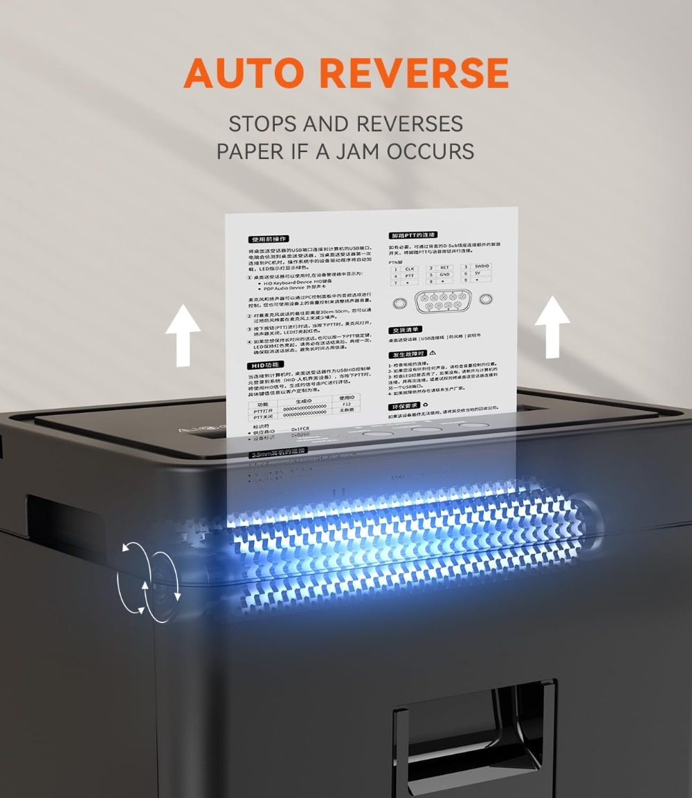 Micro-Cut Paper Shredder P-4,  - Home Office Paper Shredder recension och pris
