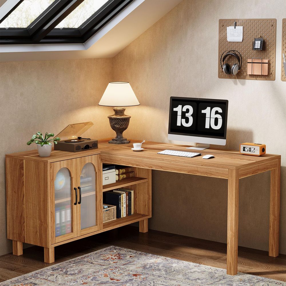 Two Person Desk, 86.6 Inch Ext - Home Office With Two Desks recension och pris