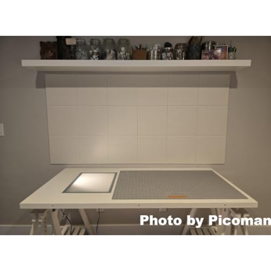 White Cork Board Tiles Large C - Home Office Alternative recension och pris