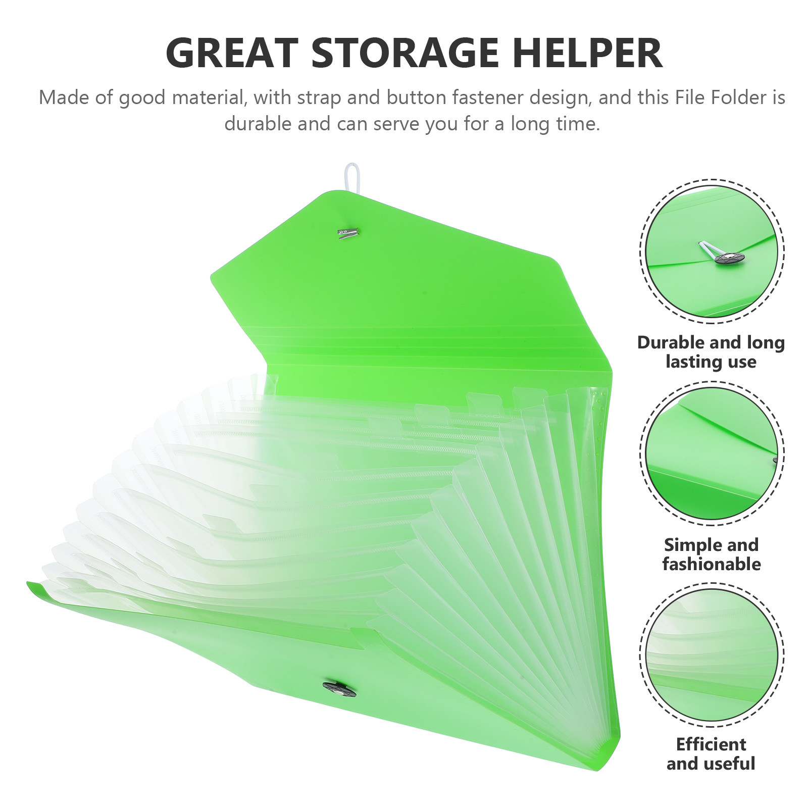 Portable Accordion File Folder - Home Office Tax recension och pris