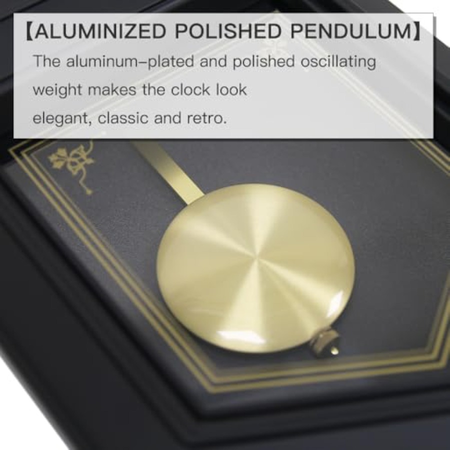 66236 Plastic Pendulum Clock.  - Home Office Westminster recension och pris