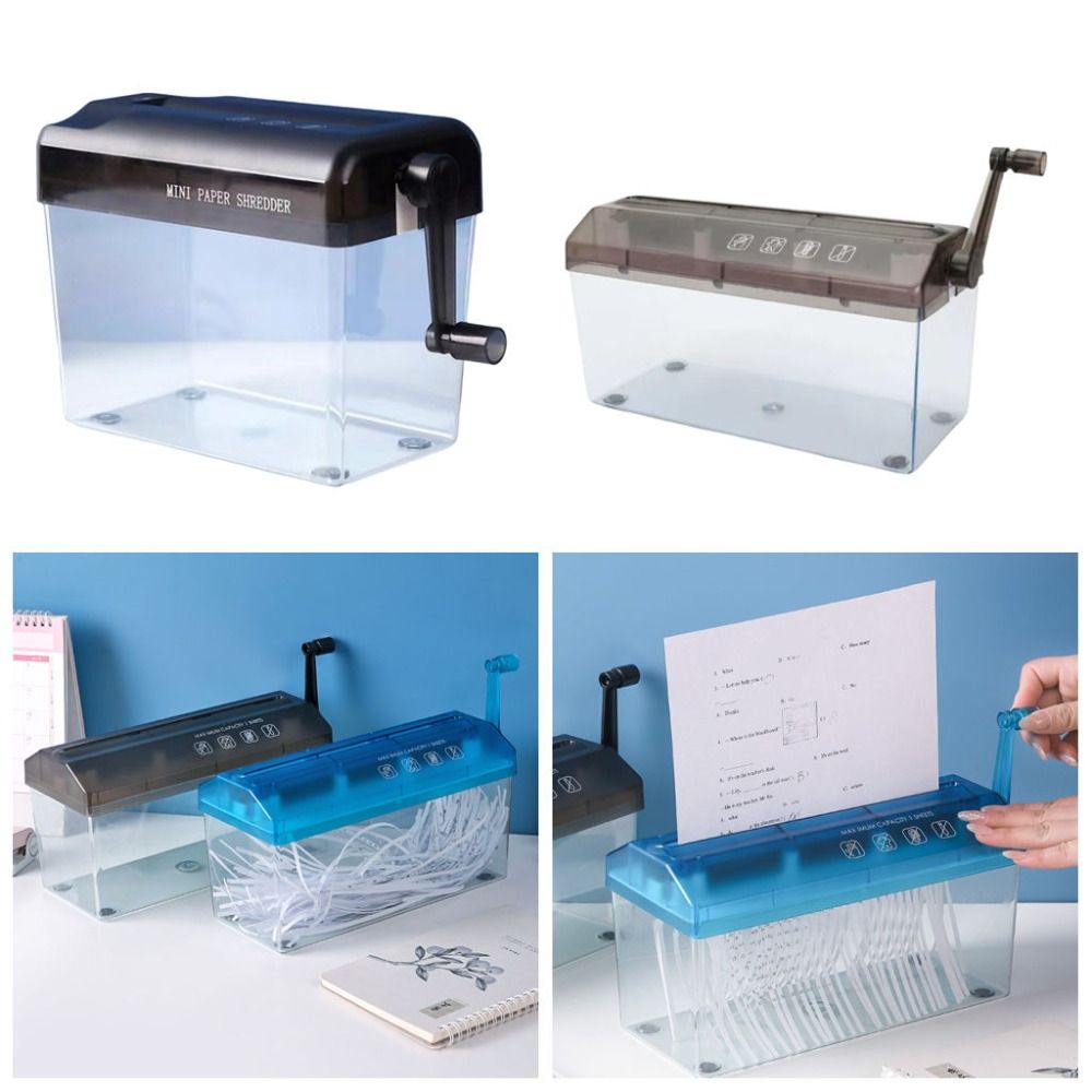 High Quality ABS Hand Shredder - Home Office Paper Shredder recension och pris