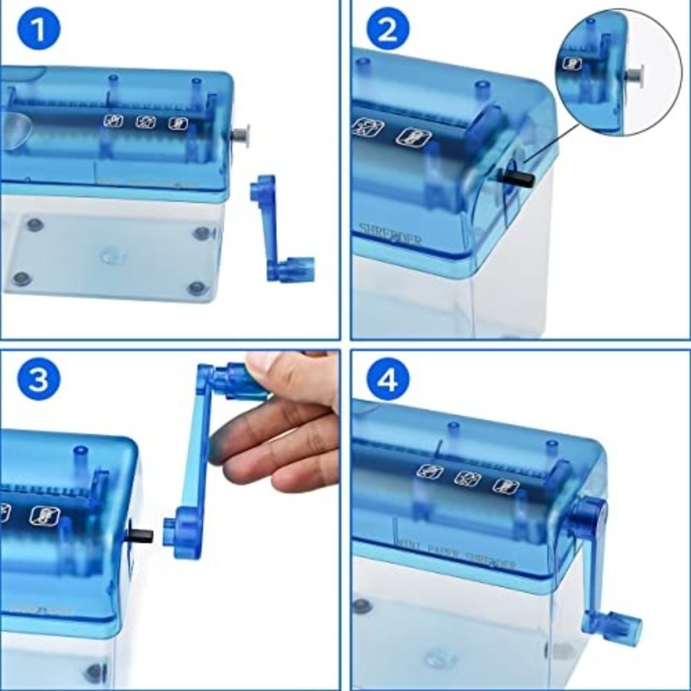 High Quality ABS Hand Shredder - Home Office Paper Shredder recension och pris