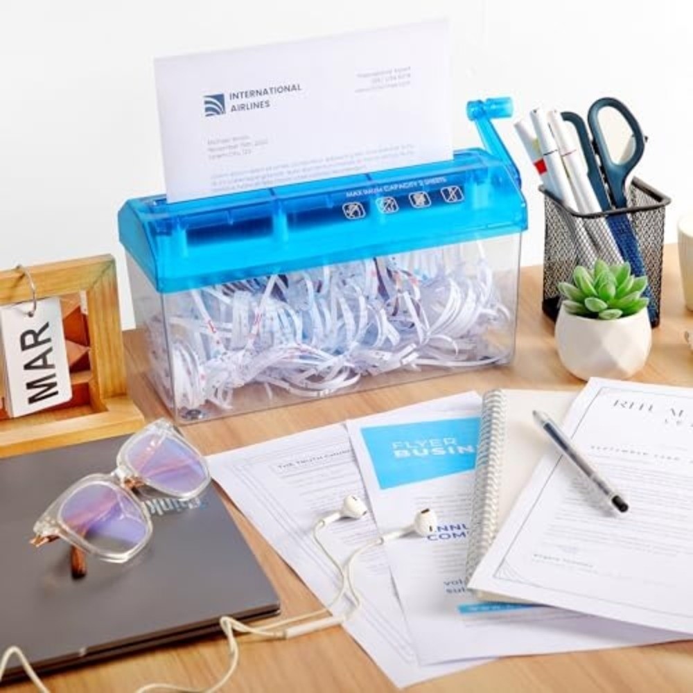 High Quality ABS Hand Shredder - Home Office Paper Shredder recension och pris