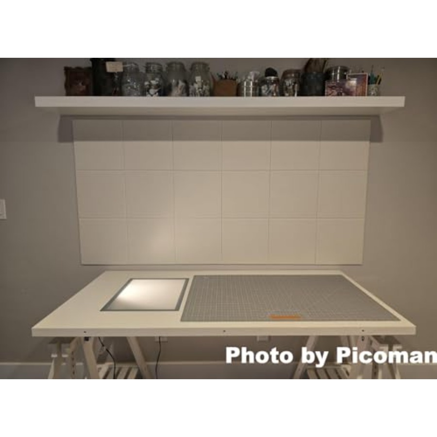 White Cork Board Tiles Large C - Home Office Alternative recension och pris