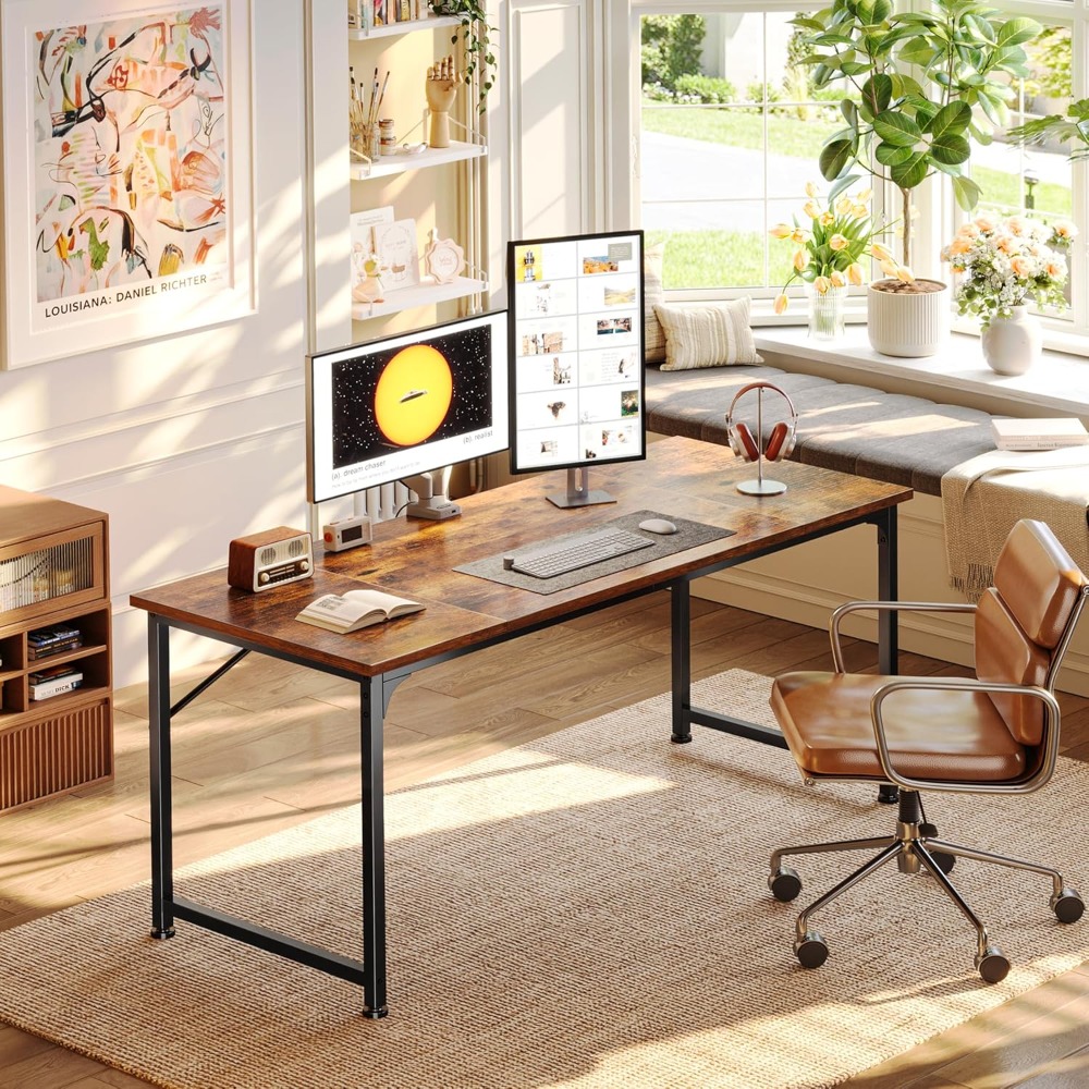 55 Inch Computer Desk, Home Of - Home Office Work Table recension och pris